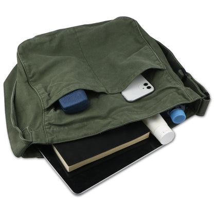 Men's Crossbody Bag – 7 Colors, Canvas, Large Capacity, for Travel & Work – detail view 18