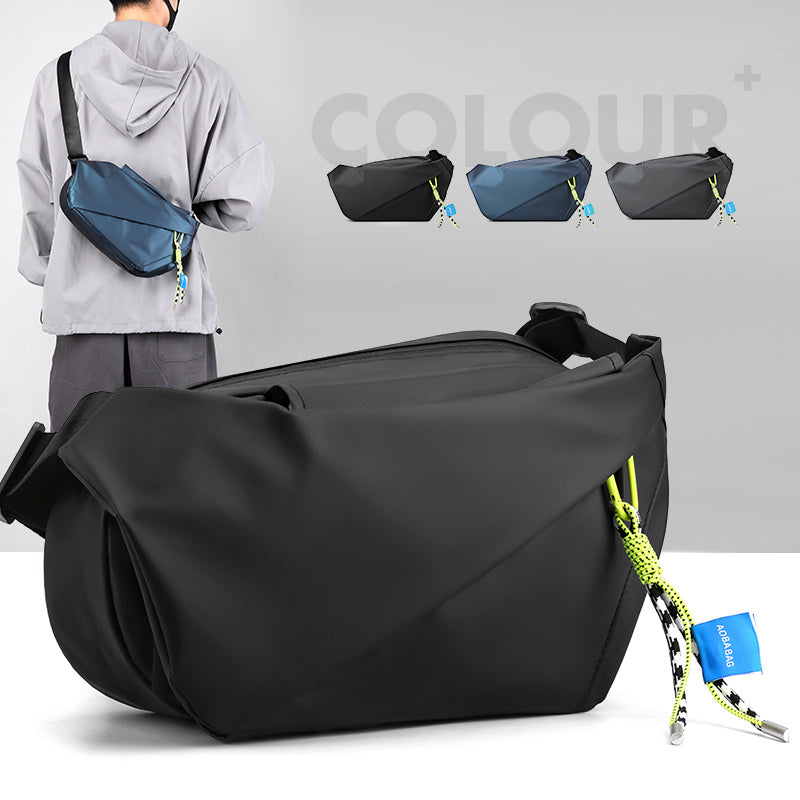 Men's Crossbody Bag – Nylon, Large Capacity, for Everyday Use – alternate view