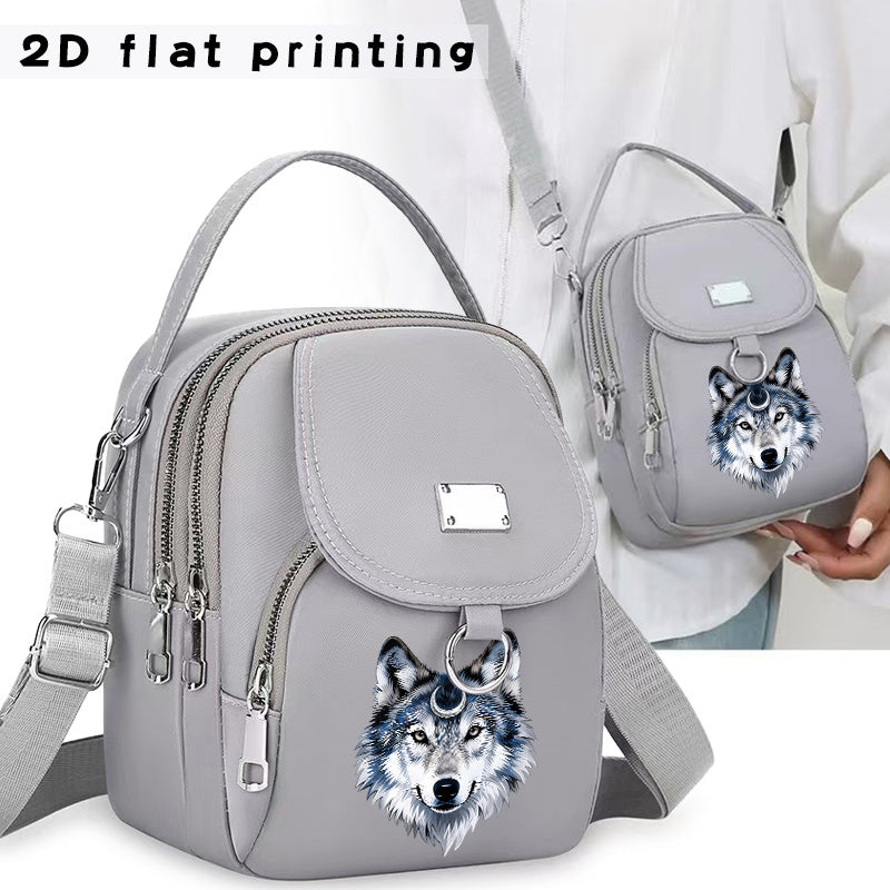 Men's Crossbody Bag – Polyester, for Travel & Work – front view - product view 10