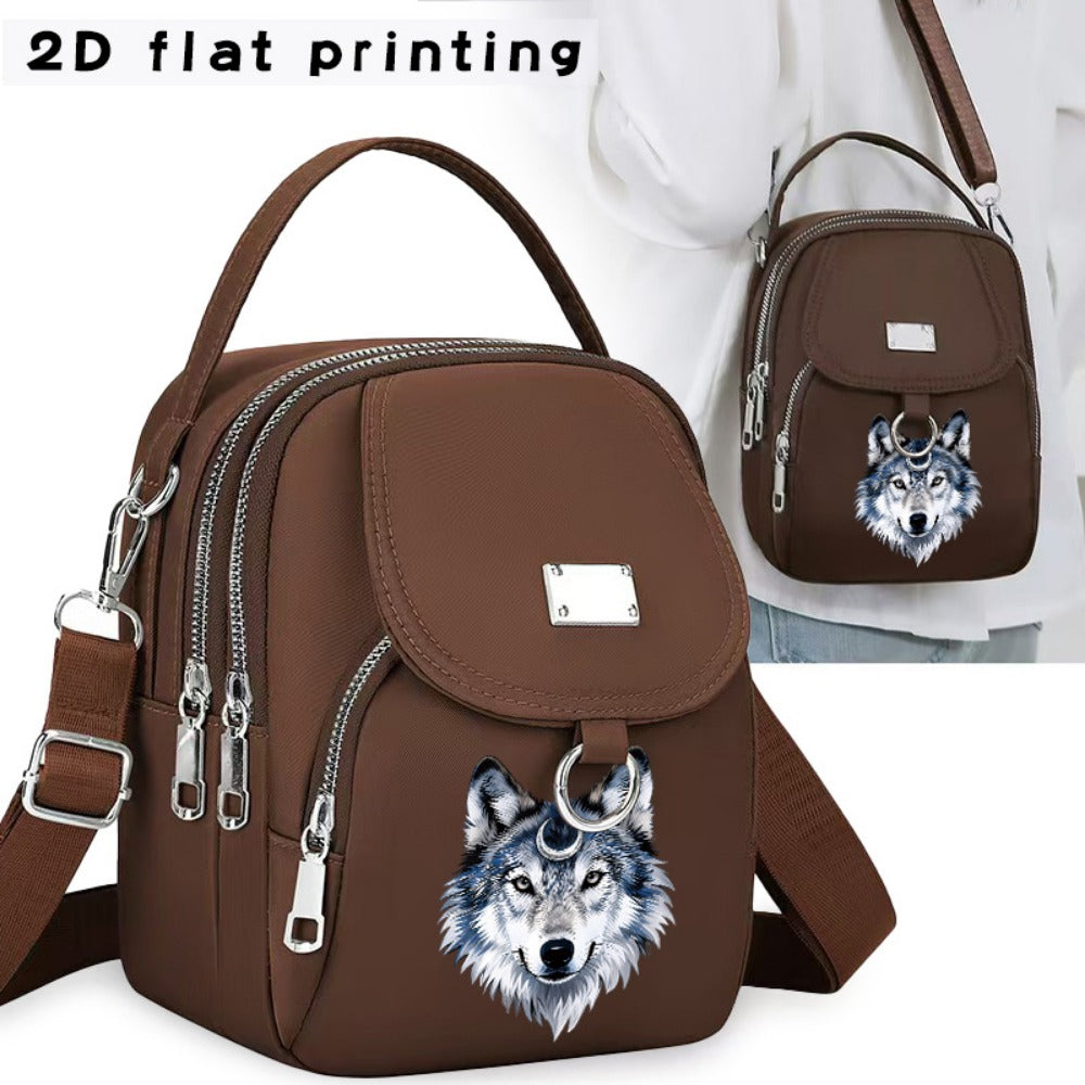 Men's Crossbody Bag – Polyester, for Travel & Work – front view