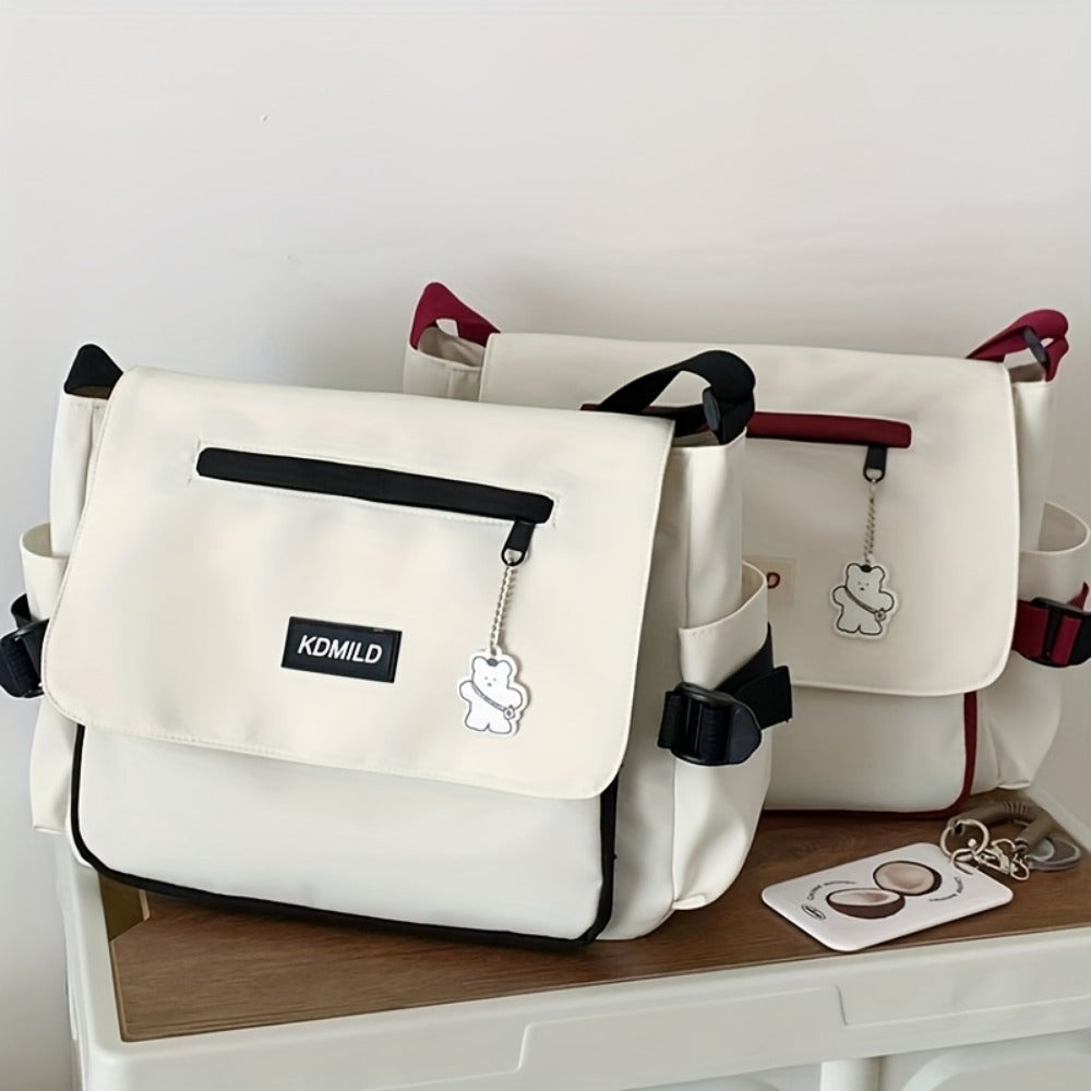 Men's Crossbody Bag – Polyester, Large Capacity, for Travel & Work – detail view 12