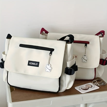 Men's Crossbody Bag – Polyester, Large Capacity, for Travel & Work – detail view 12