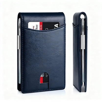 Men's Wallet – 2in, Genuine Leather, RFID Blocking, Anti-Theft – detail view 13