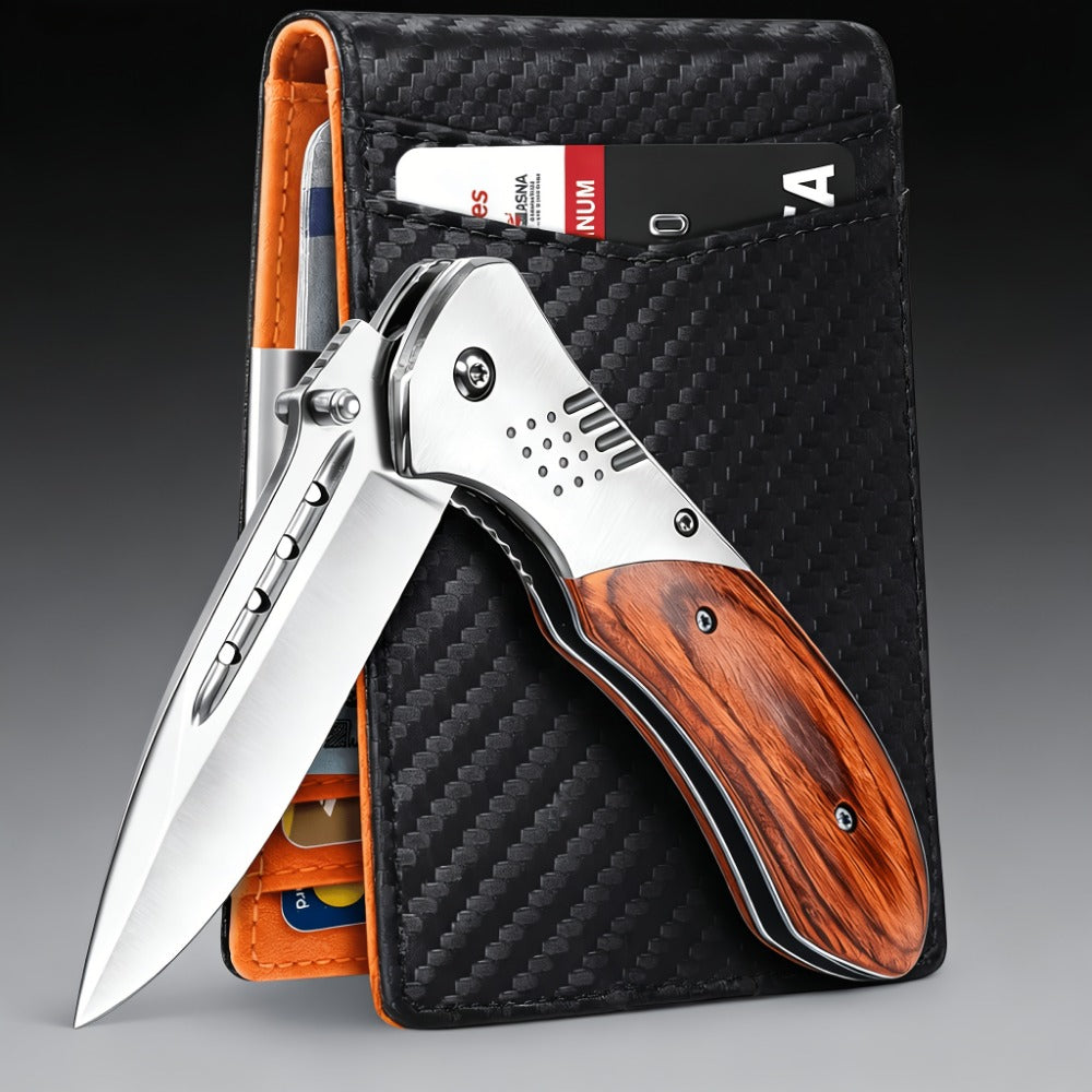 Men's Wallet – 2pcs, RFID Blocking – detail view 3