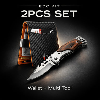 Men's Wallet – 2pcs, RFID Blocking – detail view 4