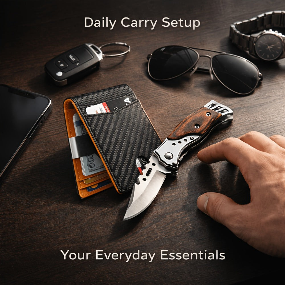 Men's Wallet – 2pcs, RFID Blocking – detail view 8