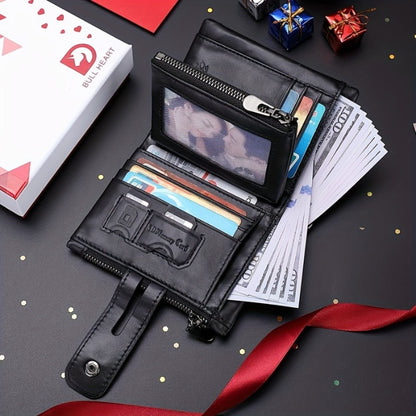 Men's Wallet – Anti-Theft, Double Zipper Coin Pocket Card – detail view 8