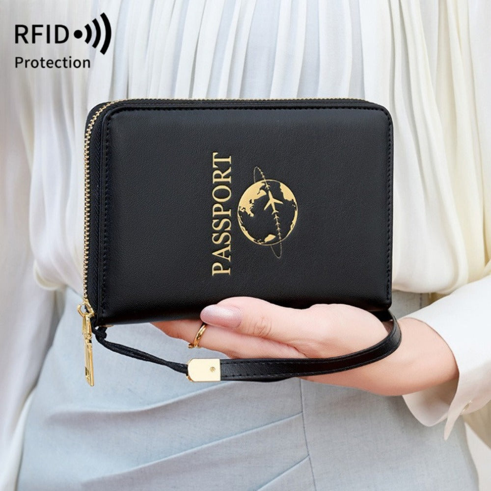 Men's Wallet – 3 Colors, Anti-Theft, for Travel – front view