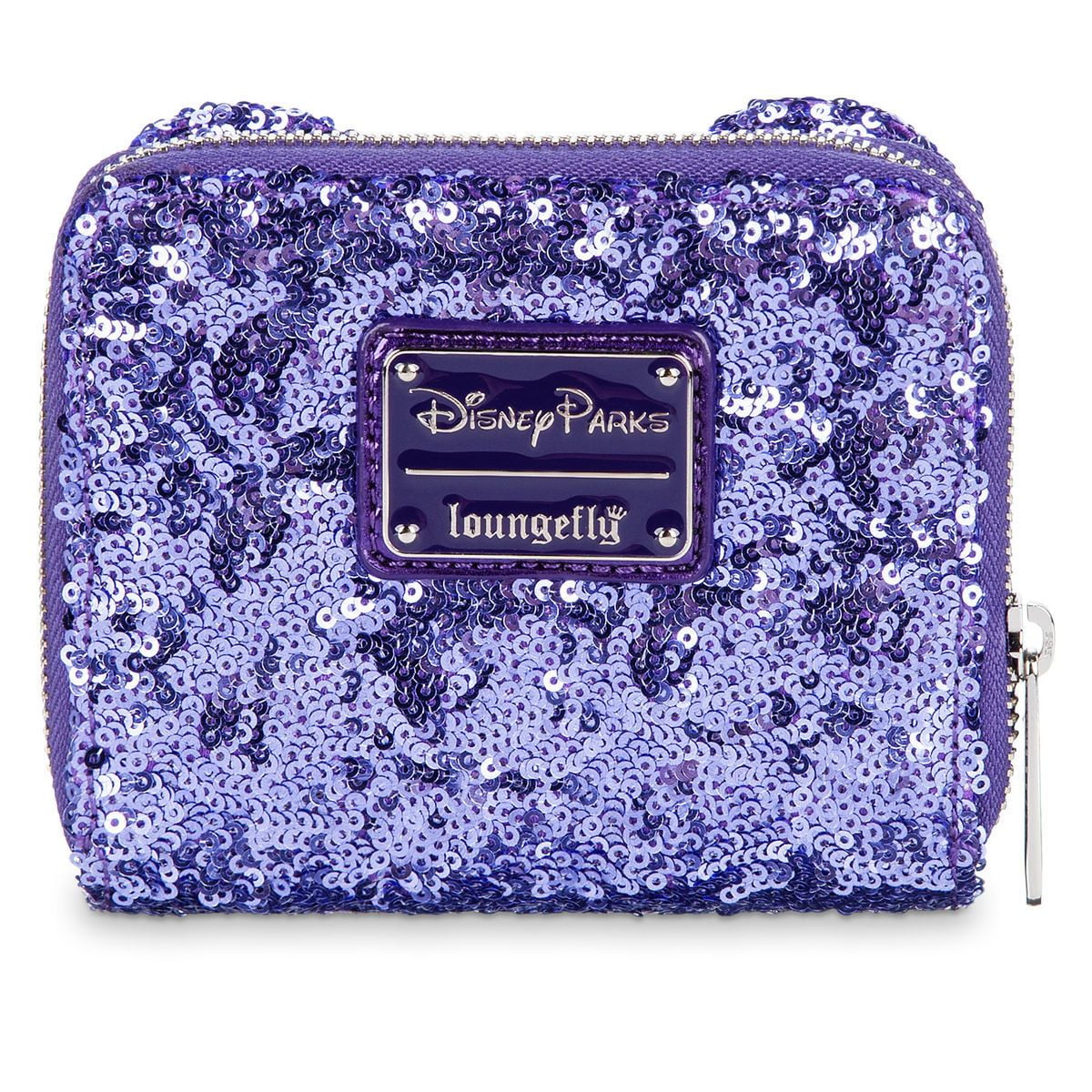 Men's Wallet – Compact, Minnie Mouse Sequin Purple Disney – front view - product view 9