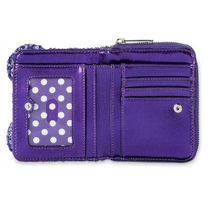 Men's Wallet – Compact, Minnie Mouse Sequin Purple Disney – detail view 8