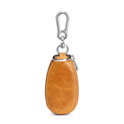 Men's Wallet – for Everyday Use, Car Key Fob Holder Leather – front view - product view 31