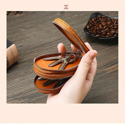 Men's Wallet – for Everyday Use, Car Key Fob Holder Leather – detail view 15