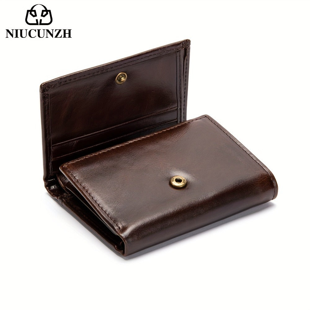 Men's Wallet – Genuine Leather, Anti-Theft – detail view 11