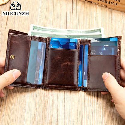 Men's Wallet – Genuine Leather, Anti-Theft – detail view 8