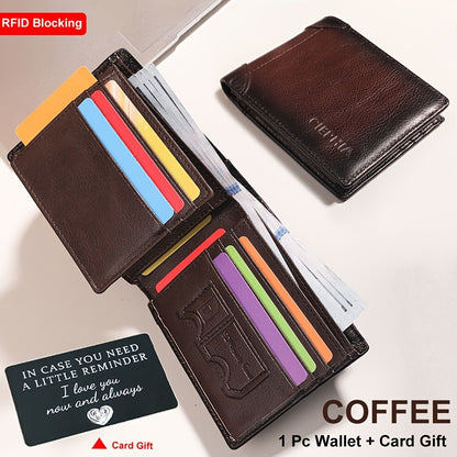 Men's Wallet – Genuine Leather, RFID Blocking – detail view 6