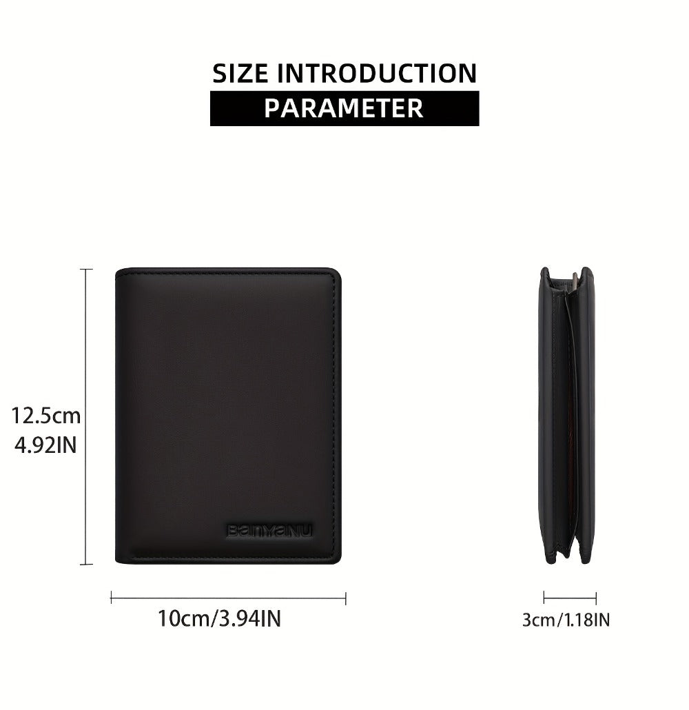 Men's Wallet – Genuine Leather, RFID Blocking, Anti-Theft, Compact – detail view 15