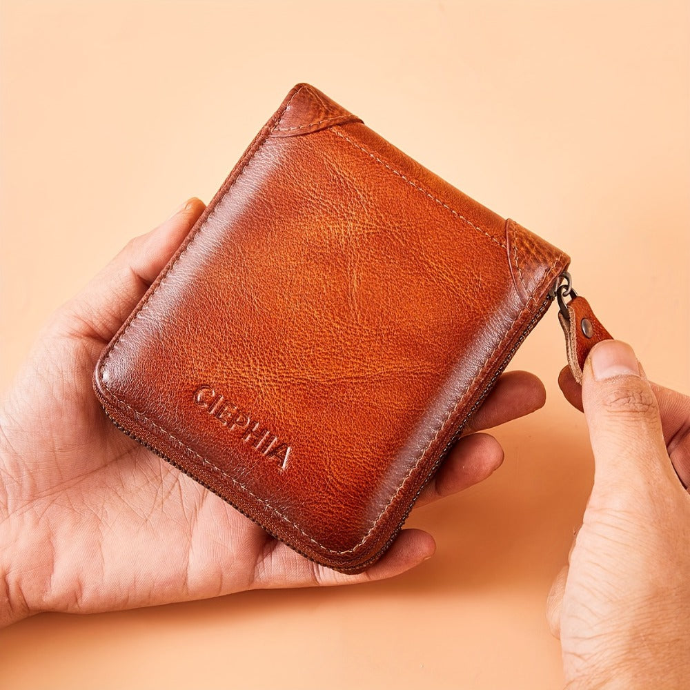 Men's Wallet – Genuine Leather, RFID Blocking, Large Capacity – detail view 17
