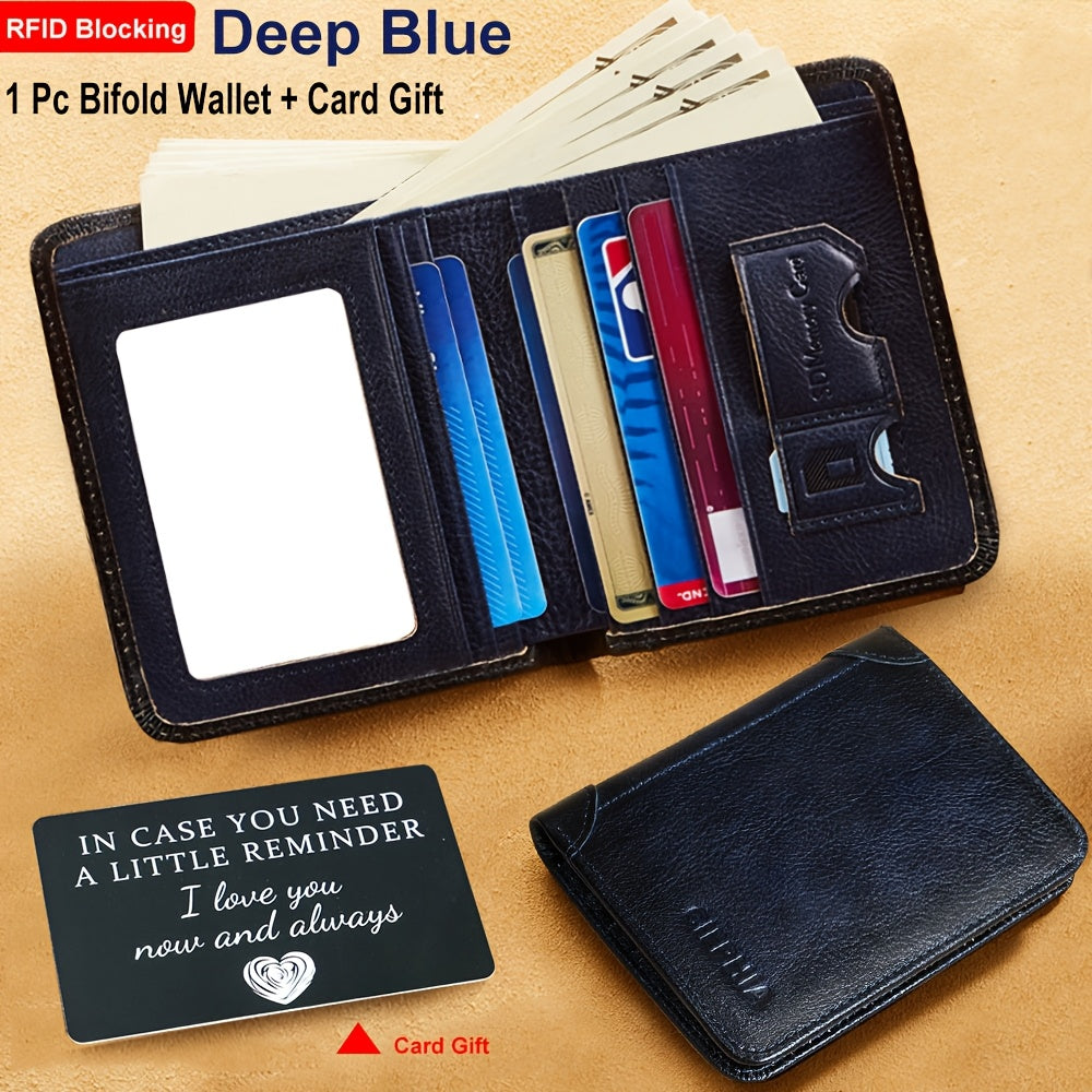 Men's Wallet – Genuine Leather, RFID Blocking – detail view 7
