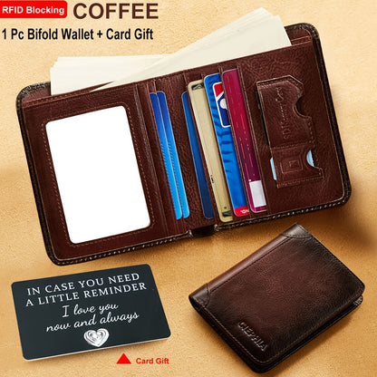 Men's Wallet – Genuine Leather, RFID Blocking – detail view 5