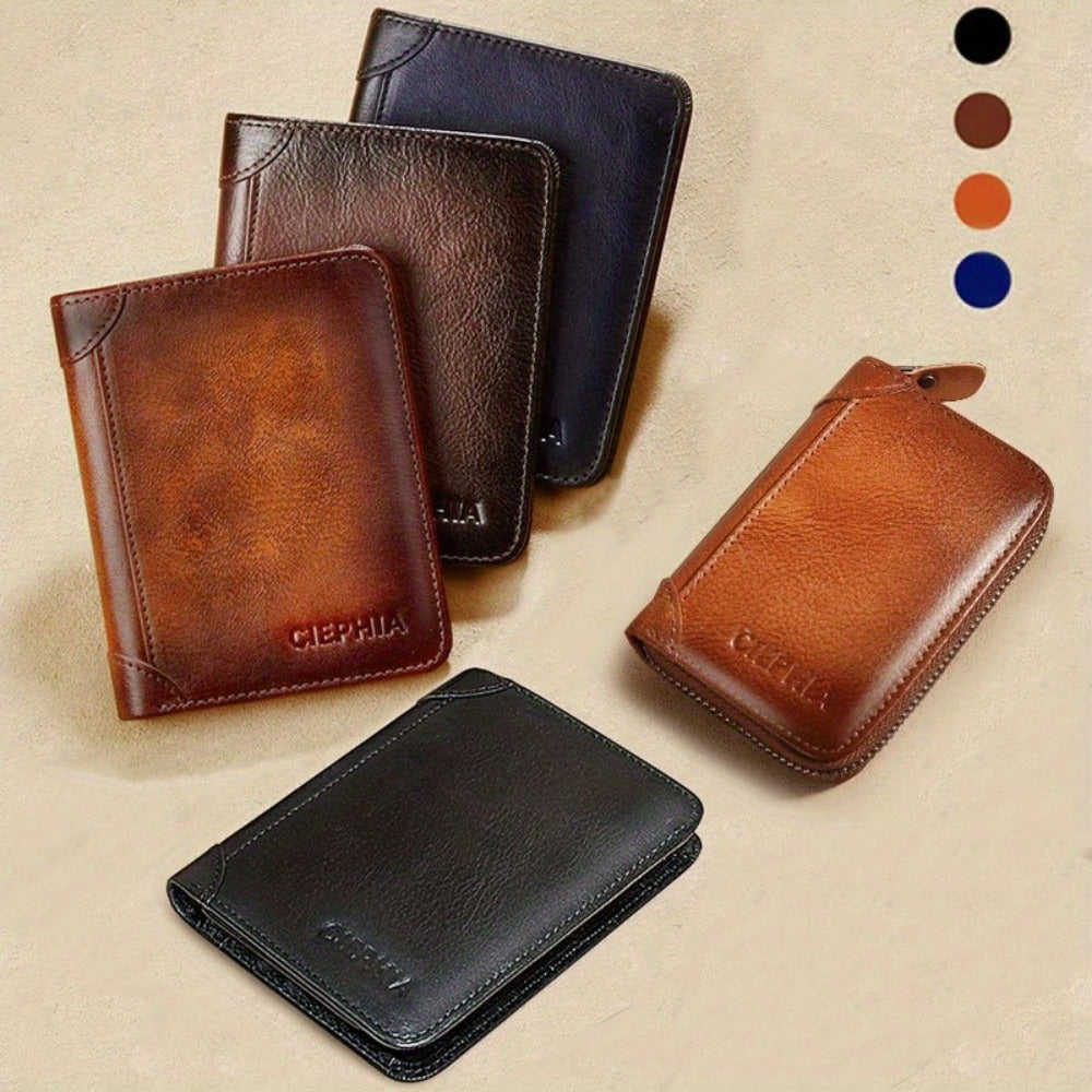 Men's Wallet – Genuine Leather, RFID Blocking – detail view 12