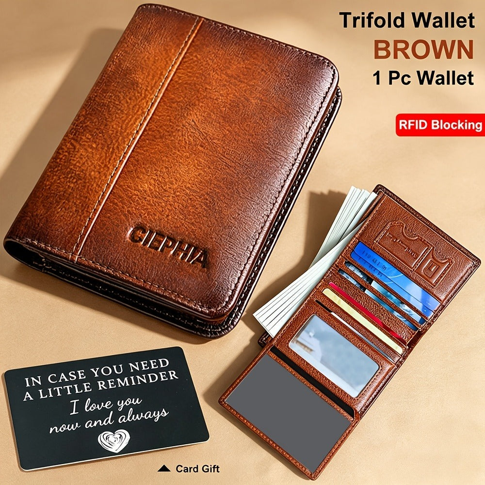 Men's Wallet – Genuine Leather, RFID Blocking – detail view 30