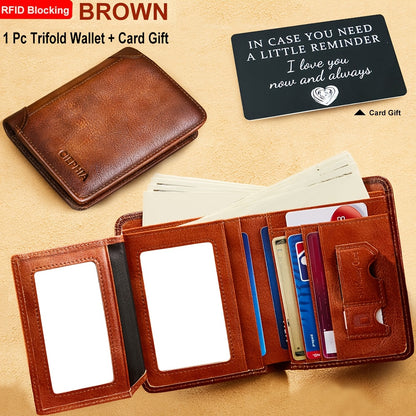 Men's Wallet – Genuine Leather, RFID Blocking – detail view 8
