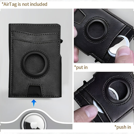 Men's Wallet – Genuine Leather, RFID Blocking – front view