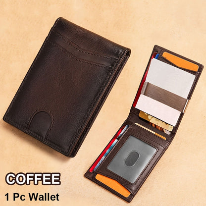 Men's Wallet – Genuine Leather, RFID Blocking, for Everyday Use – detail view 2