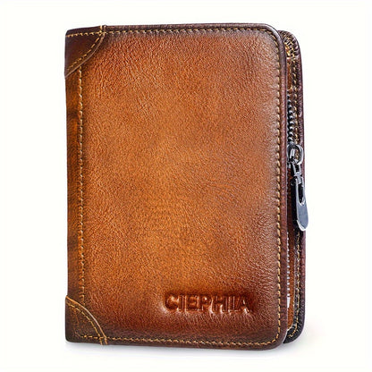 Men's Wallet – Genuine Leather, RFID Blocking, for Everyday Use – front view - product view 18