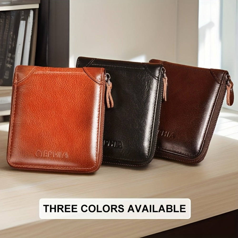 Men's Wallet – Genuine Leather, RFID Blocking – detail view 2