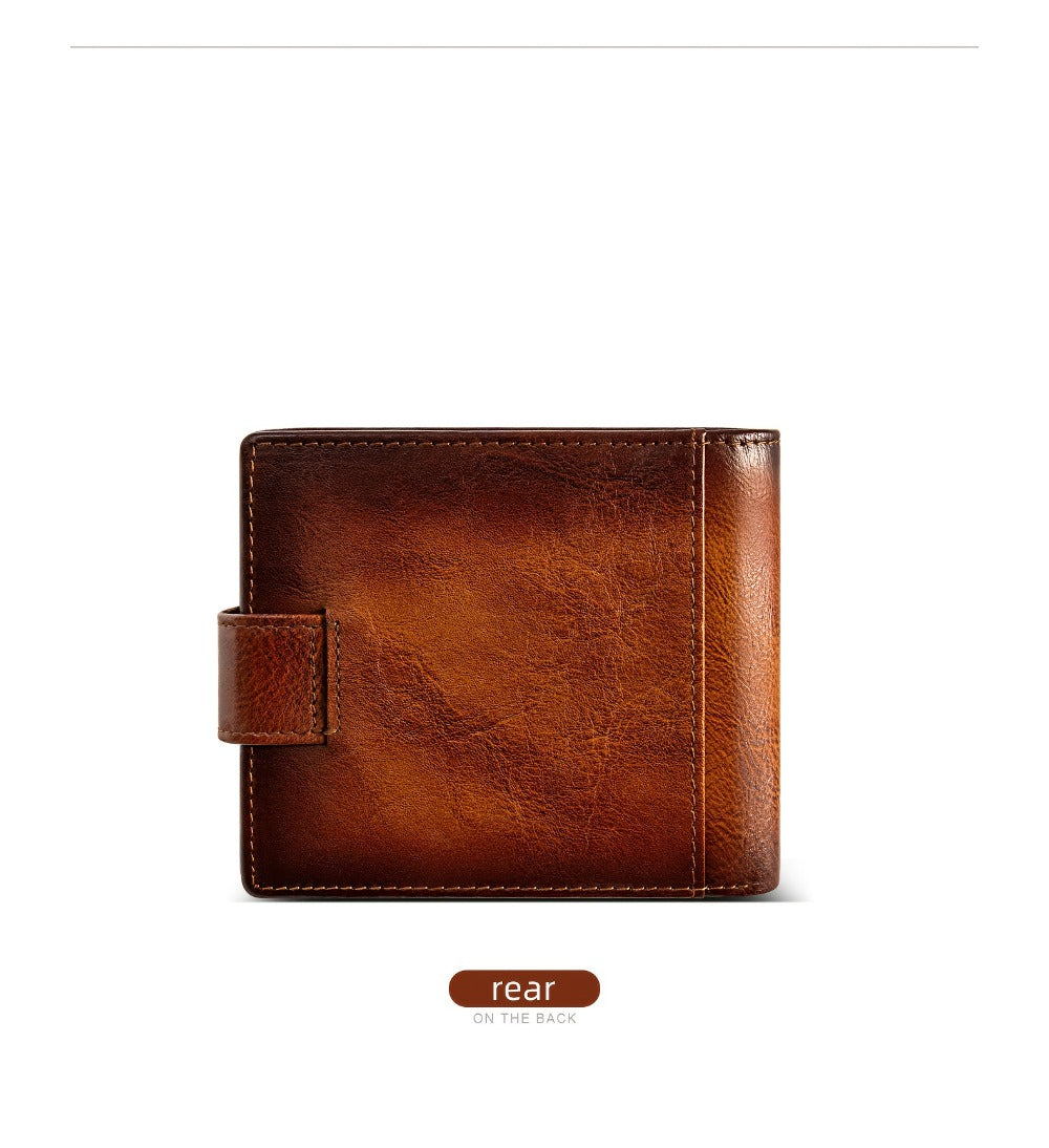 Men's Wallet – Large Capacity, Slot Leather Genuine Cowhide Large – detail view 18