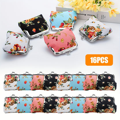 Men's Wallet – Mini, Floral Coin Set Of Metal – detail view 8