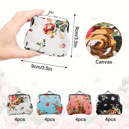 Men's Wallet – Mini, Floral Coin Set Of Metal – detail view 2