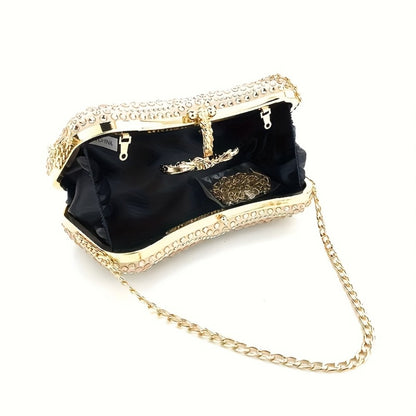 Men's Wallet – Polyester, Flower Shaped Evening Clutch Phone – detail view 7