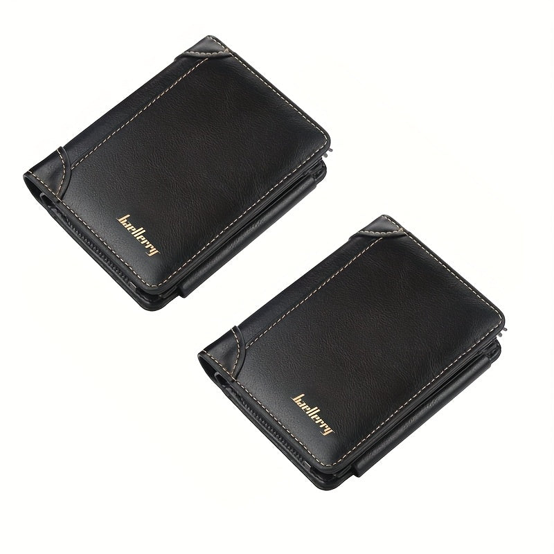 Men's Wallet – Polyester, Vintage Trifold Buckle Unisex Card – detail view 20