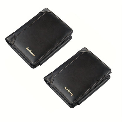 Men's Wallet – Polyester, Vintage Trifold Buckle Unisex Card – detail view 20