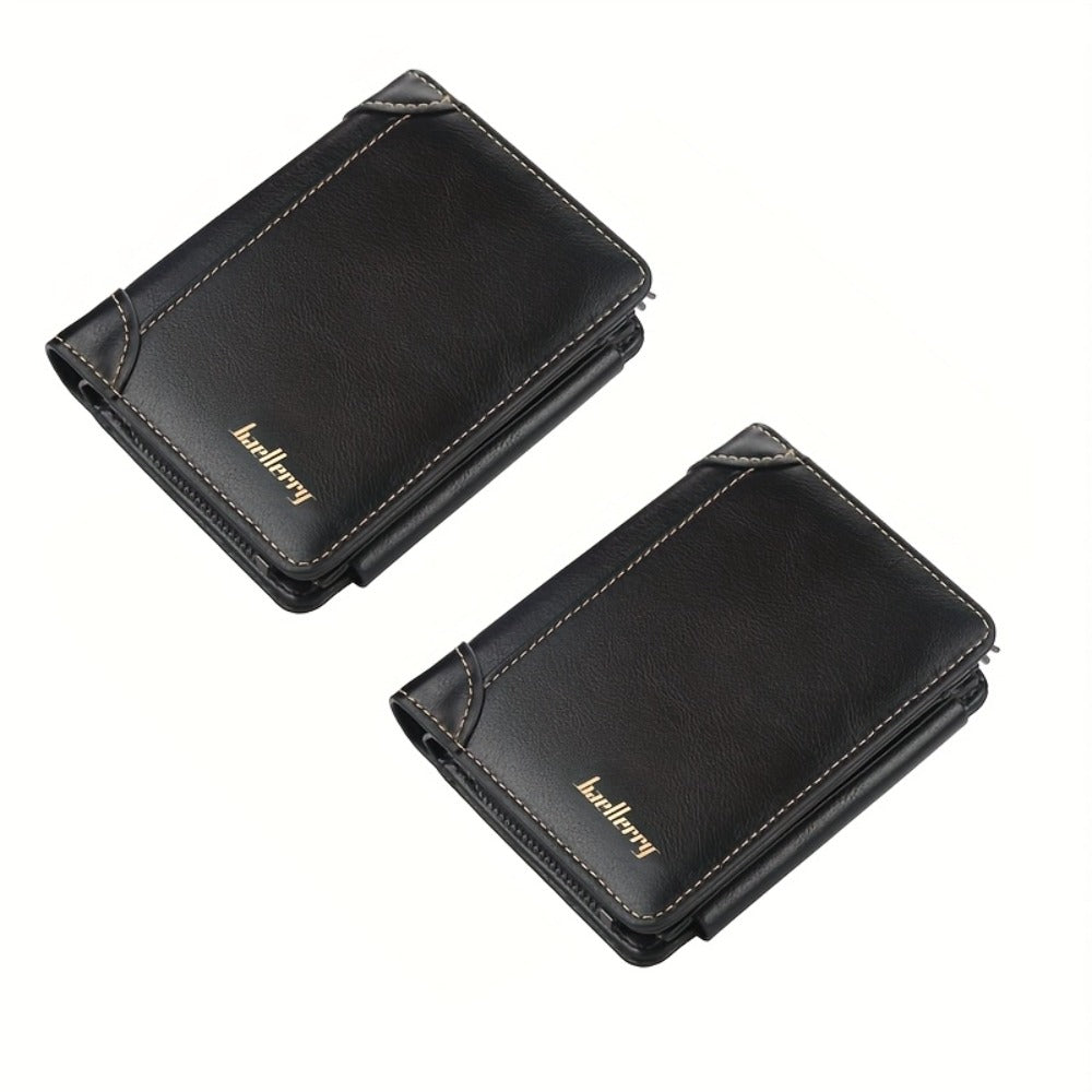 Men's Wallet – Polyester, Vintage Trifold Buckle Unisex Card – detail view 10