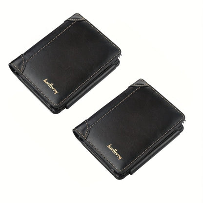 Men's Wallet – Polyester, Vintage Trifold Buckle Unisex Card – detail view 10