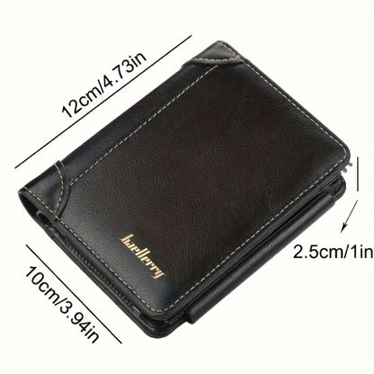 Men's Wallet – Polyester, Vintage Trifold Buckle Unisex Card – detail view 3