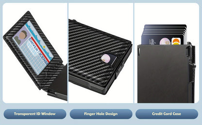 Men's Wallet – RFID Blocking, Aluminum Metal Pop Up Rfid – detail view 15
