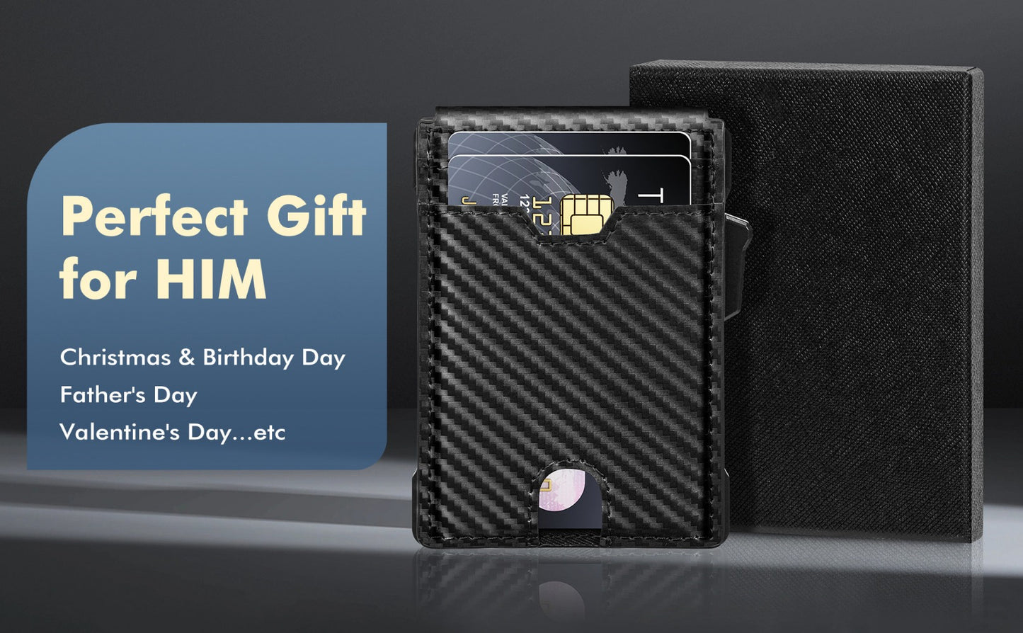 Men's Wallet – RFID Blocking, Aluminum Metal Pop Up Rfid – detail view 16