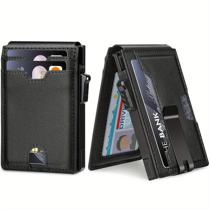 Men's Wallet – RFID Blocking, Aluminum Metal Pop Up Rfid – detail view 4