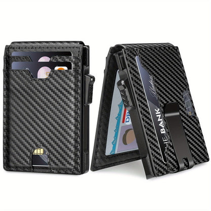 Men's Wallet – RFID Blocking, Aluminum Metal Pop Up Rfid – detail view 6