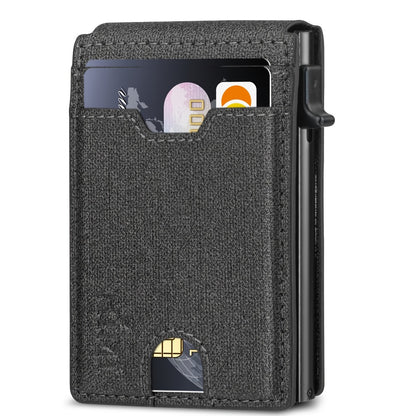 Men's Wallet – RFID Blocking, Aluminum Pop Up Card Holder – detail view 7