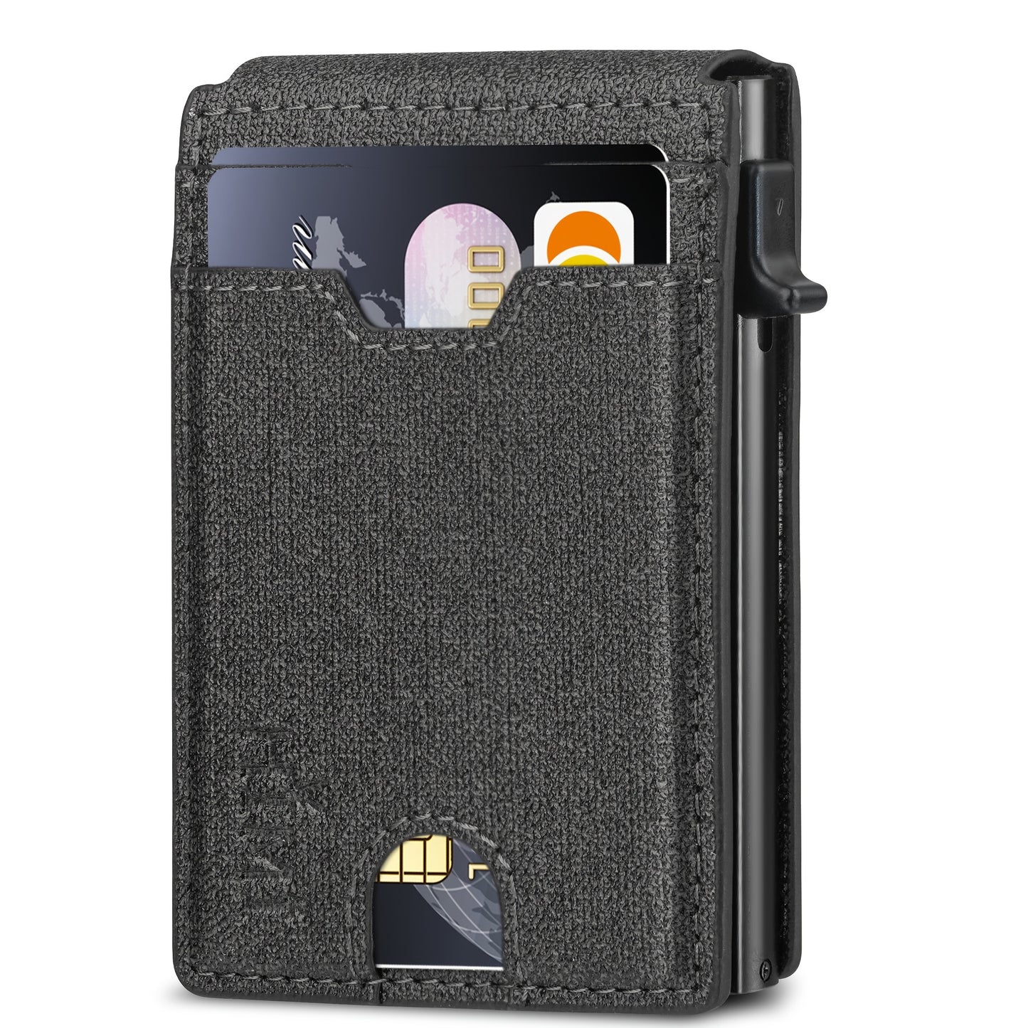 Men's Wallet – RFID Blocking, Aluminum Pop Up Card Holder – detail view 18