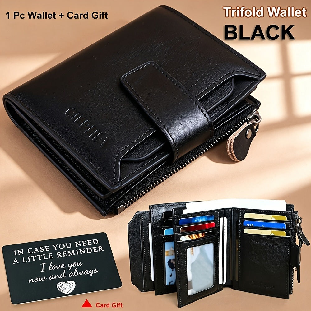 Men's Wallet – RFID Blocking, Card Slots Zipper Rfid Blocking – detail view 10