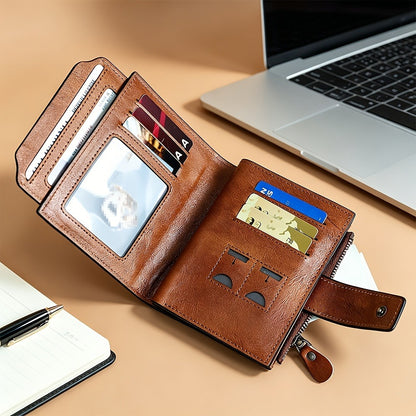 Men's Wallet – RFID Blocking, Card Slots Zipper Rfid Blocking – detail view 14