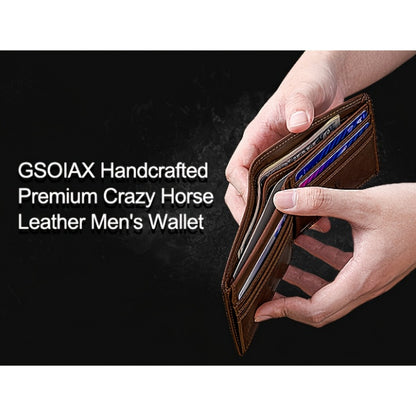 Men's Wallet – RFID Blocking, Crazy Horse Leather Bifold Rfid – detail view 14