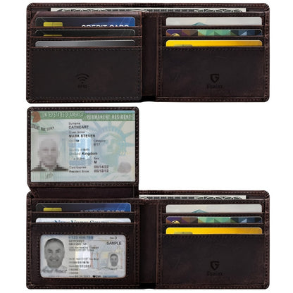 Men's Wallet – RFID Blocking, Dual Cash Section Leather Rfid – detail view 9