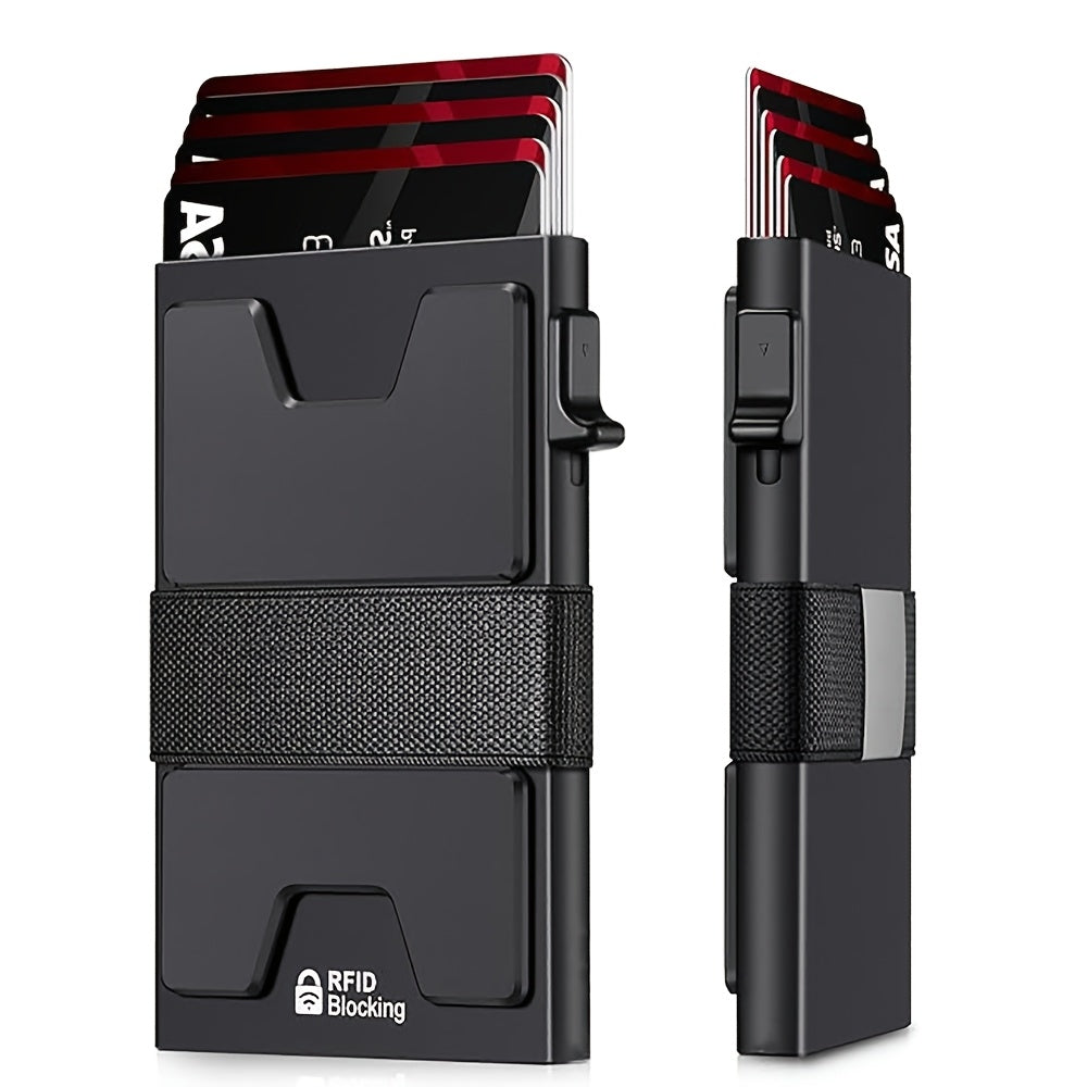 Men's Wallet – RFID Blocking, Expandable – front view - product view 11